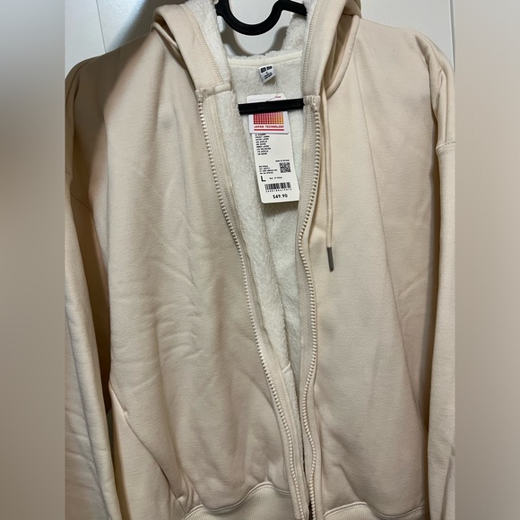 Uniqlo HEATTECH Pile-Lined Sweat Full-Zip - Picture 3 of 3